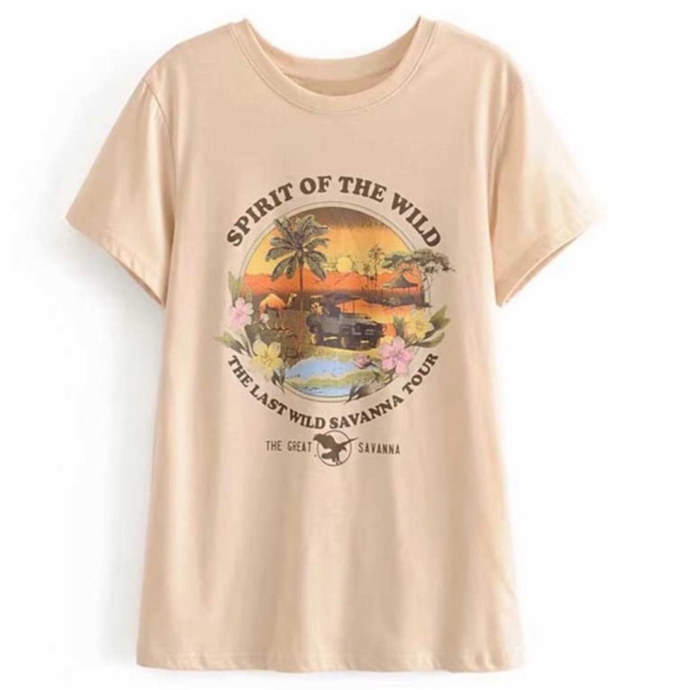 Spirit of the Wild Savannah Safari Graphic Tee - Picture 6 of 8